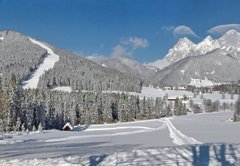 landschaft ramsau winter